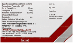Dapavel GM 10/2/500 Tablet 10